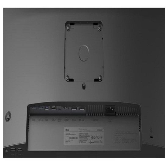 LG 24BA750-B écran PC 60,5 cm (23.8") 1920 x 1080 pixels Full HD LCD Dessus de table Noir