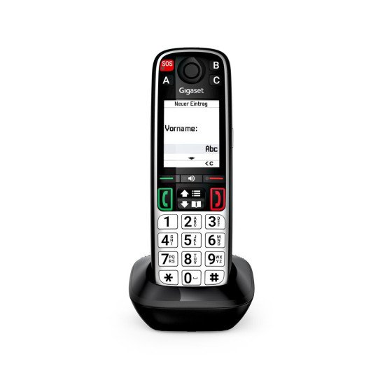 Gigaset EASY 500HX Téléphone analog/dect Identification de l'appelant Noir, Argent