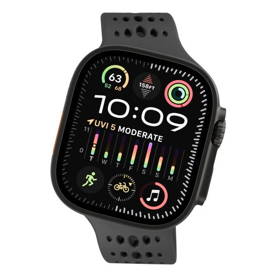 Decoded Ares O Watch Band Bande Noir Silicone
