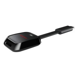 SanDisk QuickFlow lecteur de carte mémoire USB 3.2 Gen 1 (3.1 Gen 1) Type-C Noir
