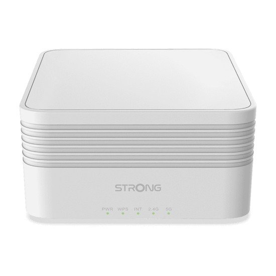 Strong MESHTRIAX3000 système Wi-Fi maillé Bi-bande (2,4 GHz / 5 GHz) Wi-Fi 6 (802.11ax) Blanc 3 Interne