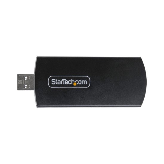 StarTech.com Clé USB WiFi 6E pour Ordinateur de Bureau/Portable, Carte Réseau Sans Fil avec Antenne Pliable, Dongle WiFi 6E pour PC, Adaptateur Wi-Fi Compatible 802.11 b/g/n/ac/ax, Réseau 2.4/5/6 GHz
