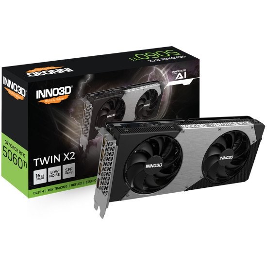 INNO3D GeForce RTX 5060 Ti TWIN X2 NVIDIA 16 Go GDDR7