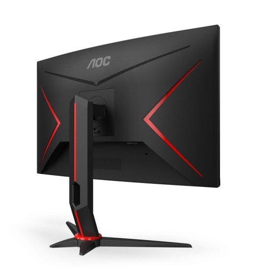 AOC CQ27G2S/BK écran PC 68,6 cm (27") 2560 x 1440 pixels Quad HD Noir, Rouge