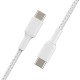 Belkin CAB004BT1MWH2PK câble USB 1 m USB 2.0 USB C Blanc