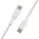 Belkin CAB004BT1MWH2PK câble USB 1 m USB 2.0 USB C Blanc