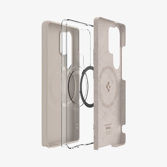 Spigen Silicone Fit (MagFit) coque de protection pour téléphones portables 17,5 cm (6.9") Housse Naturel Spigen Silicone Fit (MagFit) coque de protection pour téléphones portables 17,5 cm (6.9") Housse Naturel