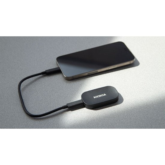 Kioxia Exceria Plus G2 1 To USB Type-C 3.2 Gen 2 (3.1 Gen 2) Noir