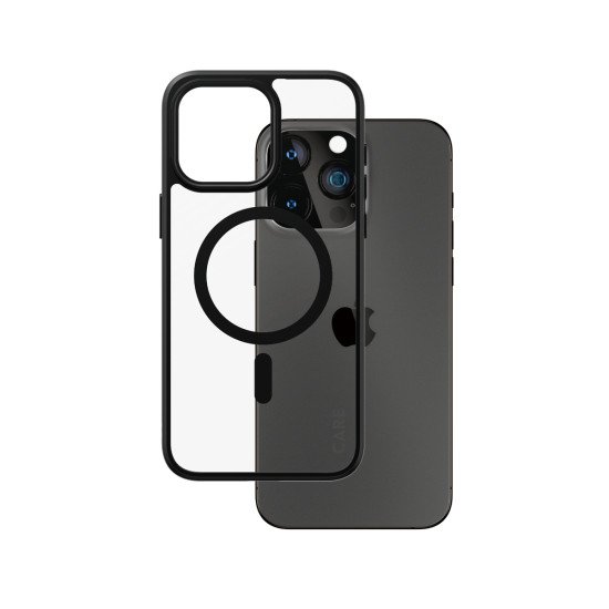 PanzerGlass CARE by ® Flagship Case Transparent Urban Combat w. Black MagSafe iPhone 15 Pro Max coque de protection pour téléphones portables 17 cm (6.7") Housse PanzerGlass CARE by ® Flagship Case Transparent Urban Combat w. Black MagSafe iPhone 15 Pro Max coque de protection pour téléphones portables 17 cm (6.7") Housse