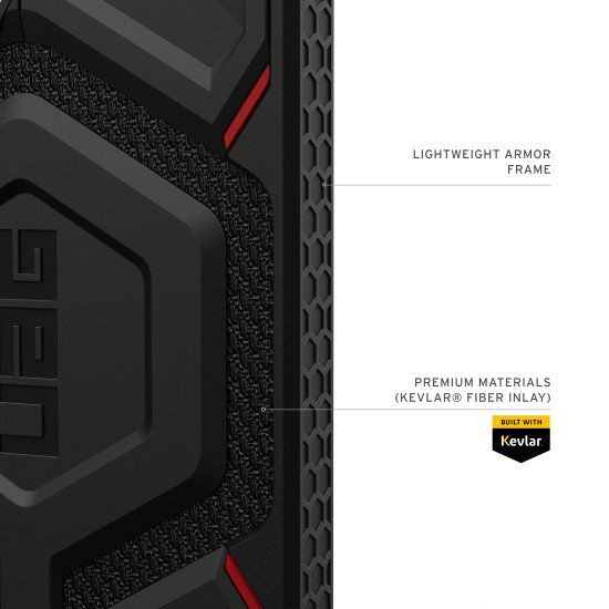 Urban Armor Gear Monarch Pro Kevlar coque de protection pour téléphones portables 17,5 cm (6.9") Housse Noir