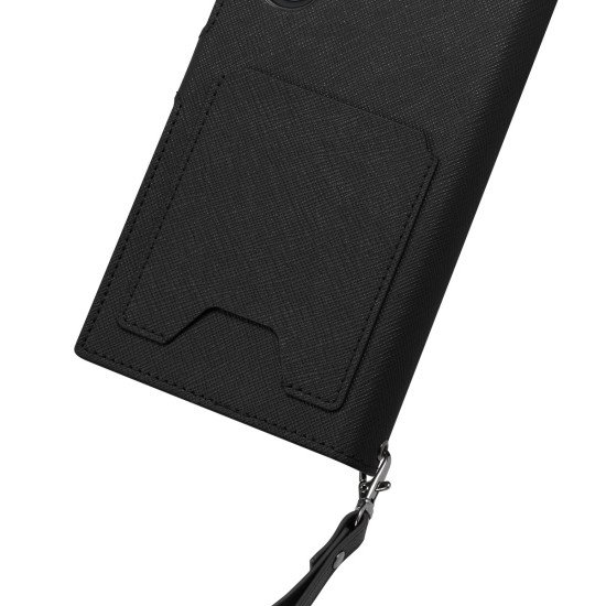 Spigen Wallet S Plus coque de protection pour téléphones portables 17,3 cm (6.8") Folio porte carte Noir