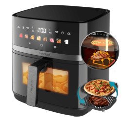 Cecotec Cecofry&Grill Duoheat 8000 Unique 8 L Autonome 2200 W Friteuse d'air chaud Noir