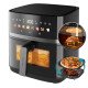 Cecotec Cecofry&Grill Duoheat 8000 Unique 8 L Autonome 2200 W Friteuse d'air chaud Noir