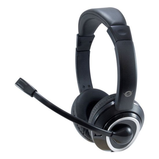 Conceptronic POLONA02B casque Avec fil Arceau Gaming Noir Conceptronic POLONA02B casque Avec fil Arceau Gaming Noir