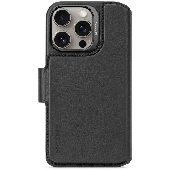 Decoded Leather Detachable Wallet Case coque de protection pour téléphones portables 15,5 cm (6.1") Étui avec portefeuille Noir