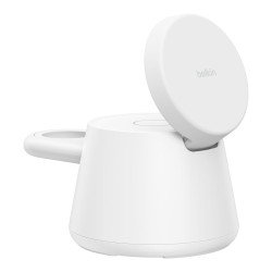 Belkin WIZ052kqWH Smartphone, Casque, Smartwatch Blanc USB Recharge sans fil Charge rapide Intérieure
