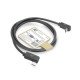 ACT Câble USB 3.0 10 Gbit/s 60 W USB Type-C (coudé vers la gauche/droite) vers USB Type-C (coudé vers le haut/bas), 1 mètre
