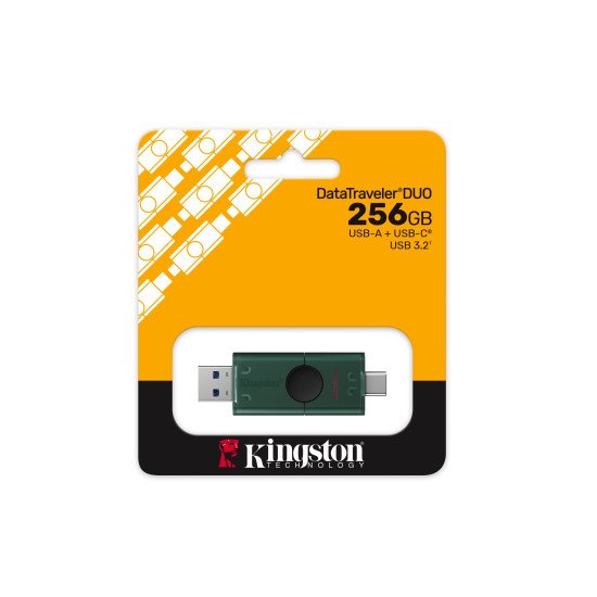 Kingston Technology DataTraveler 256 Go USB-A + USB-C 3.2 Gen 1 DuoG2