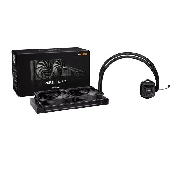 be quiet! PURE LOOP 3 Processeur Refroidisseur de liquide tout-en-un 14 cm Noir