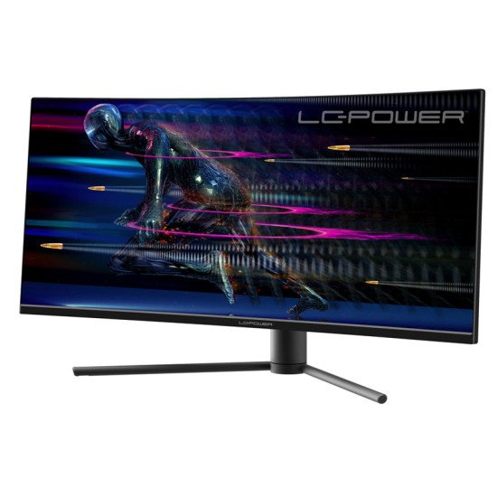 LC-Power LC-M34-UWQHD-165-C écran PC 86,4 cm (34") 3440 x 1440 pixels UltraWide Quad HD Noir, Rouge
