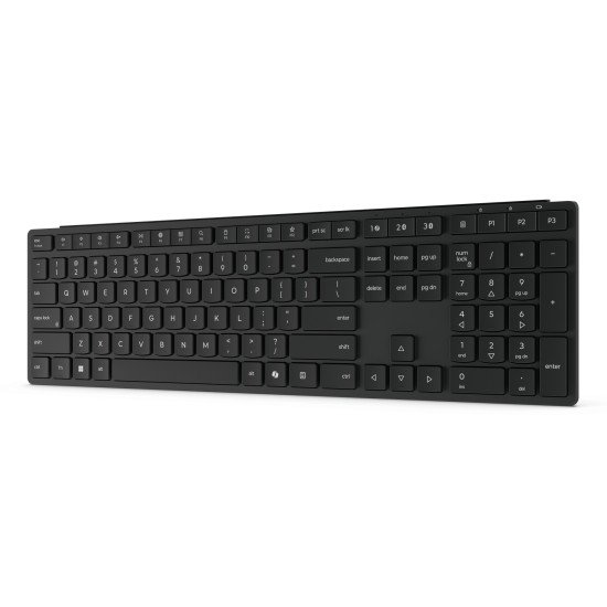 Lenovo 4Y41S04673 clavier maison/bureau RF sans fil + Bluetooth Allemand Noir