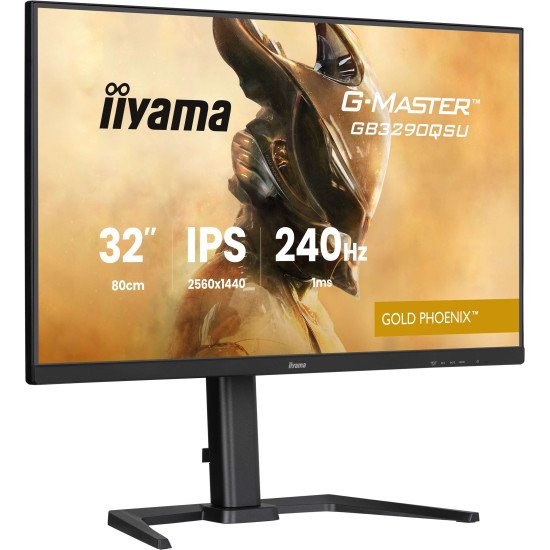 iiyama G-MASTER GB3290QSU-B1 écran PC 80 cm (31.5") 2560 x 1440 pixels 2K Ultra HD LED Noir iiyama G-MASTER GB3290QSU-B1 écran PC 80 cm (31.5") 2560 x 1440 pixels 2K Ultra HD LED Noir