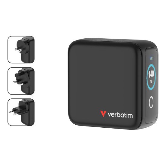 Verbatim 30240 chargeur d'appareils mobiles Universel Noir Secteur Charge rapide Intérieure