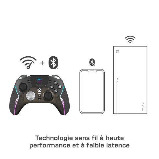 Turtle Beach Stealth Ultra Sans fil Haute Performance avec Station de Charge Rapide, Butée de gâchette réglables et Ecran de Commande pour Xbox Series X|S, Xbox One & PC [Licence officielle pour Xbox]