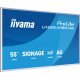 iiyama LH5581UHSG-1AG Écran d'affichage dynamique Écran plat interactif 138,7 cm (54.6") Wifi 500 cd/m² 4K Ultra HD Blanc Intégré dans le processeur Android 10 24/7 iiyama LH5581UHSG-1AG Écran d'affichage dynamique Écran plat interactif 138,7 cm (54.6") Wifi 500 cd/m² 4K Ultra HD Blanc Intégré dans le processeur Android 10 24/7