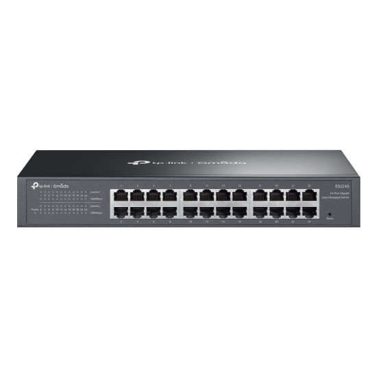 TP-Link Omada ES224G commutateur réseau Géré L2 Gigabit Ethernet (10/100/1000) Noir