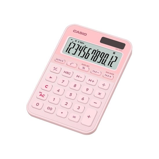 Casio MS-20YC calculatrice Bureau Calculatrice basique Rose clair