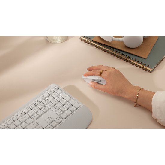 Logitech Signature Comfort Plus M850 L souris Universel Droitier RF sans fil + Bluetooth Optique 4000 DPI