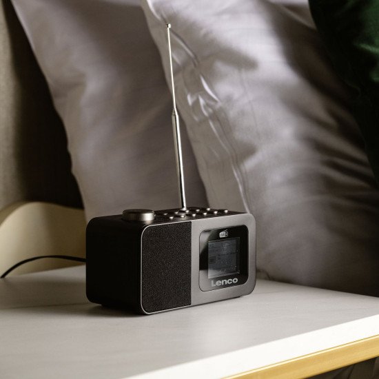 Lenco CR-625BK Portable Analogique et numérique Noir