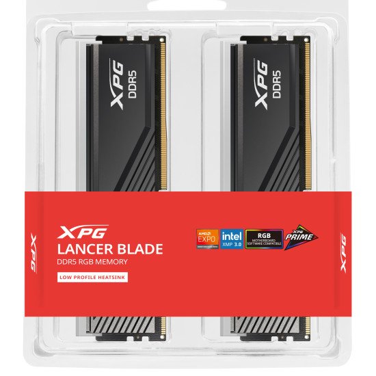 XPG LANCER BLADE RGB module de mémoire 32 Go 2 x 16 Go DDR5 ECC XPG LANCER BLADE RGB module de mémoire 32 Go 2 x 16 Go DDR5 ECC