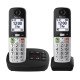 Panasonic KX-TGU432 Téléphone DECT Identification de l'appelant Noir, Argent