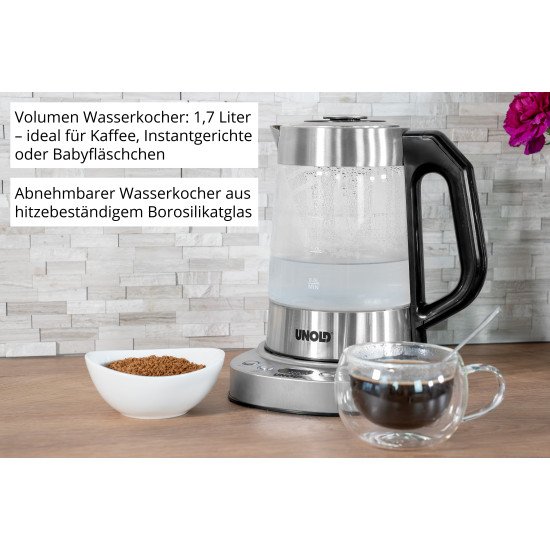 Unold 18215 Samowar Selin bouilloire 1,7 L 1800 W Acier inoxydable