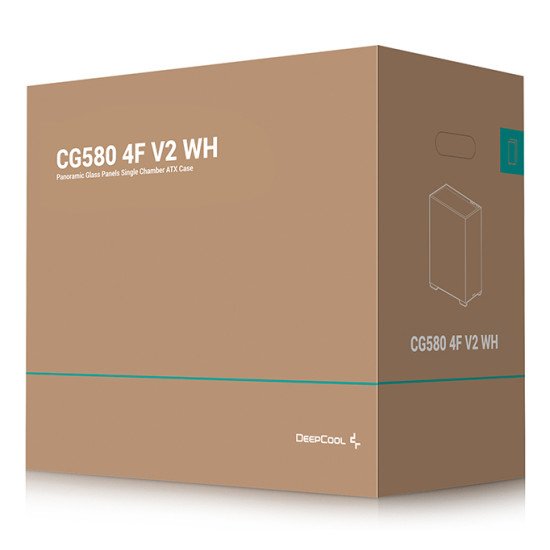 DeepCool CG580 4F V2 Midi Tower Blanc