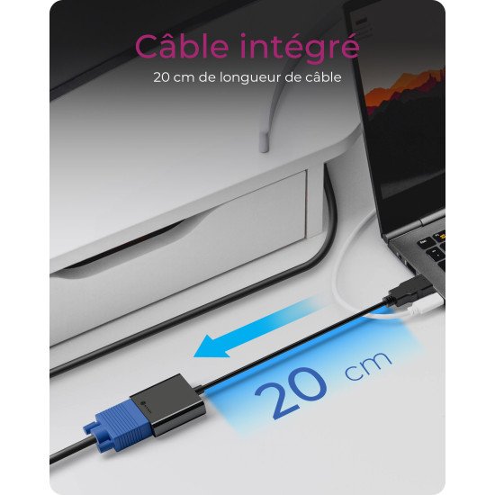 ICY BOX IB-AC502a 0,2 m HDMI Type A (Standard) VGA (D-Sub) ICY BOX IB-AC502a 0,2 m HDMI Type A (Standard) VGA (D-Sub)