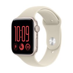 Apple Watch SE (3nd generation) OLED 44 mm Numérique 368 x 448 pixels Écran tactile Beige Wifi GPS (satellite)