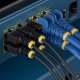 StarTech.com Câble Ethernet Cat6A Noir Ultra-Fin de 15cm, Lot de 10, UTP, Fil de Cuivre Nu Pur, Câble Patch Réseau RJ45 Ultra-Fin 34 AWG, Testé Individuellement