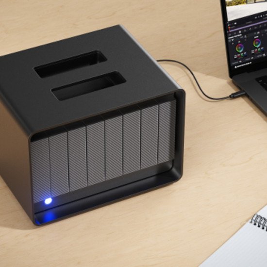 LaCie 8big Pro5 boîtier de disques 256 To Bureau Noir