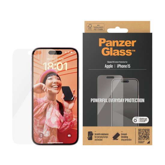 PanzerGlass Classic Fit Protection d'écran transparent Apple 1 pièce(s)