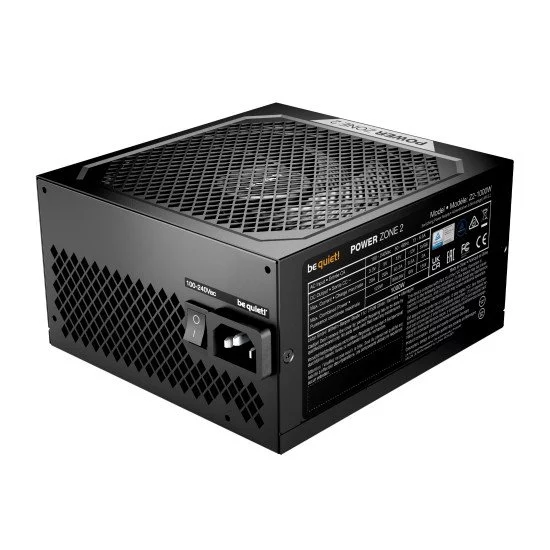 be quiet! POWER ZONE 2 1000 W | Alimentation ATX 3.1, 80 Plus Platinum be quiet! POWER ZONE 2 1000 W | Alimentation ATX 3.1, 80 Plus Platinum
