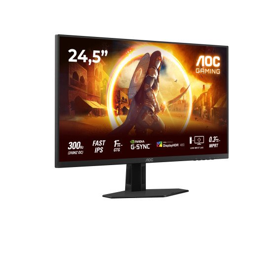 AOC G4 25G4SRE écran PC 62,2 cm (24.5") 1920 x 1080 pixels Full HD LED Noir, Rouge AOC G4 25G4SRE écran PC 62,2 cm (24.5") 1920 x 1080 pixels Full HD LED Noir, Rouge