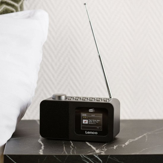 Lenco CR-625BK Portable Analogique et numérique Noir