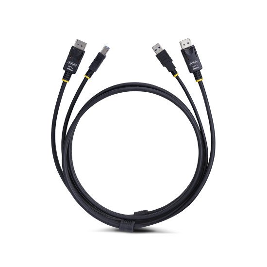 StarTech.com Câble KVM DisplayPort de 3m et USB 5Gbps, 4K 60Hz, Câble Combo DP 1.2 et USB pour Commutateurs/Switchs KVM StarTech.com Câble KVM DisplayPort de 3m et USB 5Gbps, 4K 60Hz, Câble Combo DP 1.2 et USB pour Commutateurs/Switchs KVM