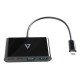 V7 USB-C mâle vers USB-A femelle x 2, hub USB-C femelle USB 3.2 Gen1 5 Gbit/s x 2 noir