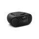 Philips TAZ2000B/10 Lecteur de CD Argent, Noir Lecteur CD portable
