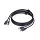 StarTech.com Câble KVM HDMI de 1,8m et USB 5Gbps, 4K 60Hz, Câble Combo HDMI 2.0 et USB pour Commutateurs/Switchs KVM StarTech.com Câble KVM HDMI de 1,8m et USB 5Gbps, 4K 60Hz, Câble Combo HDMI 2.0 et USB pour Commutateurs/Switchs KVM