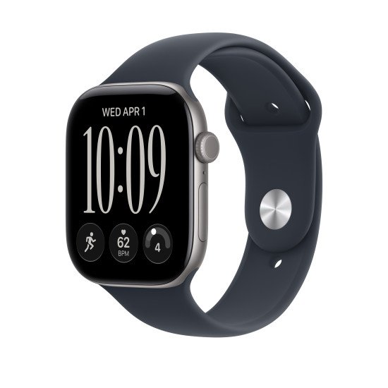 Apple Bracelet Sport bleu marine 46 mm - M/L